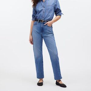 NWT Madewell The '90s Straight Crop Jean Sz 27